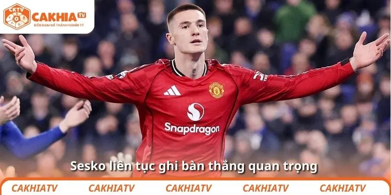 MU Hồi Sinh Dưới Tay Michael Carrick 1 Sesko liên tục ghi bàn thắng quan trọng